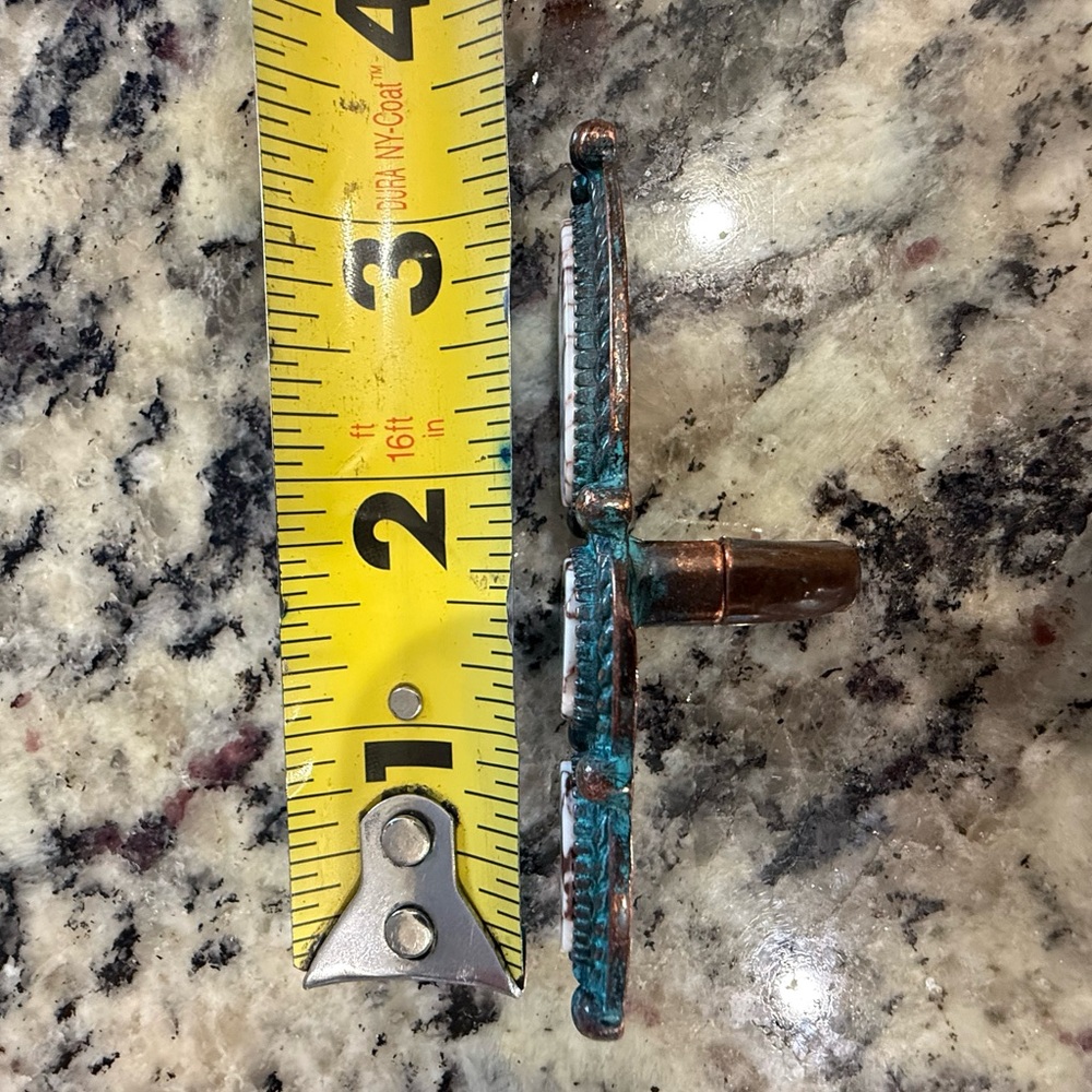 Oversize Turquoise Western Stretch Statement Ring - Picture 5 of 5